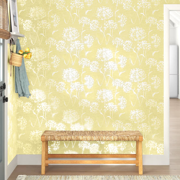 Charlton Home® Cansler Floral Peel and Stick Wallpaper Roll & Reviews